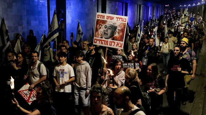 V Izraeli opět sílí protesty proti vládě Benjamina Netanjahua.