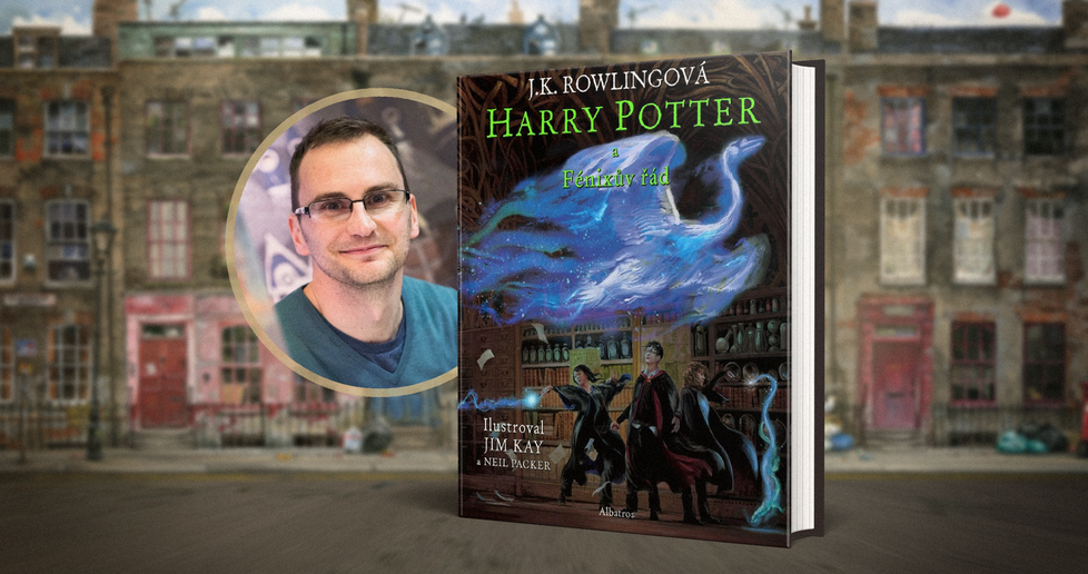 Páté dobrodružství čarodějného učně Harryho Pottera začíná a znovu jej vyprávějí i úchvatné ilustrace Jima Kaye.