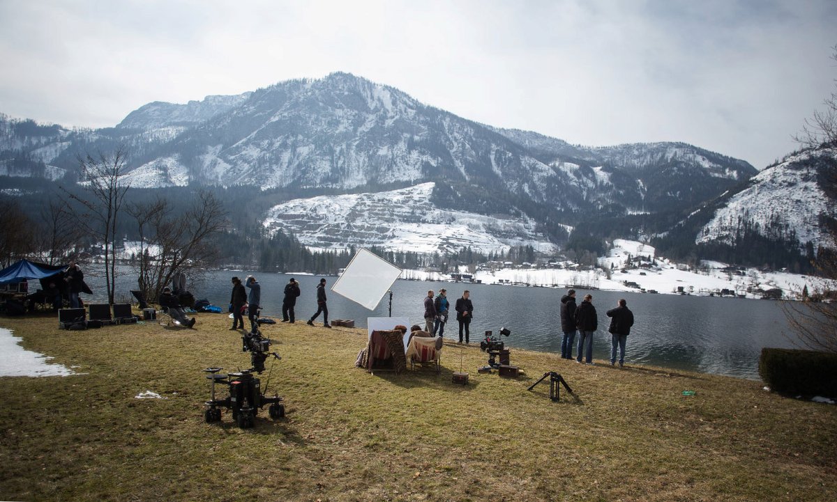 Štáb se vydal i do rakouských Alp.