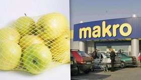 Jablka plná pesticidů prodávalo Makro.