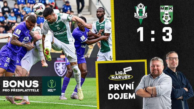 Jablonec - Karviná 1:3. Singhateh dostal červenou, Slezané poprvé ovládli MOL Cup Jablonec - Karviná 1:3. Singhateh dostal červenou, Slezané poprvé ovládli MOL Cup