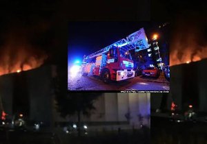 Hasiči vyjížděli k požáru výrobní haly v Jablonci nad Nisou. Hořela hala Jablotronu.
