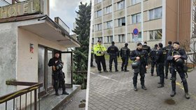 Po útoku u ubytovny hrozí pomsta, okolí hlídá policie.