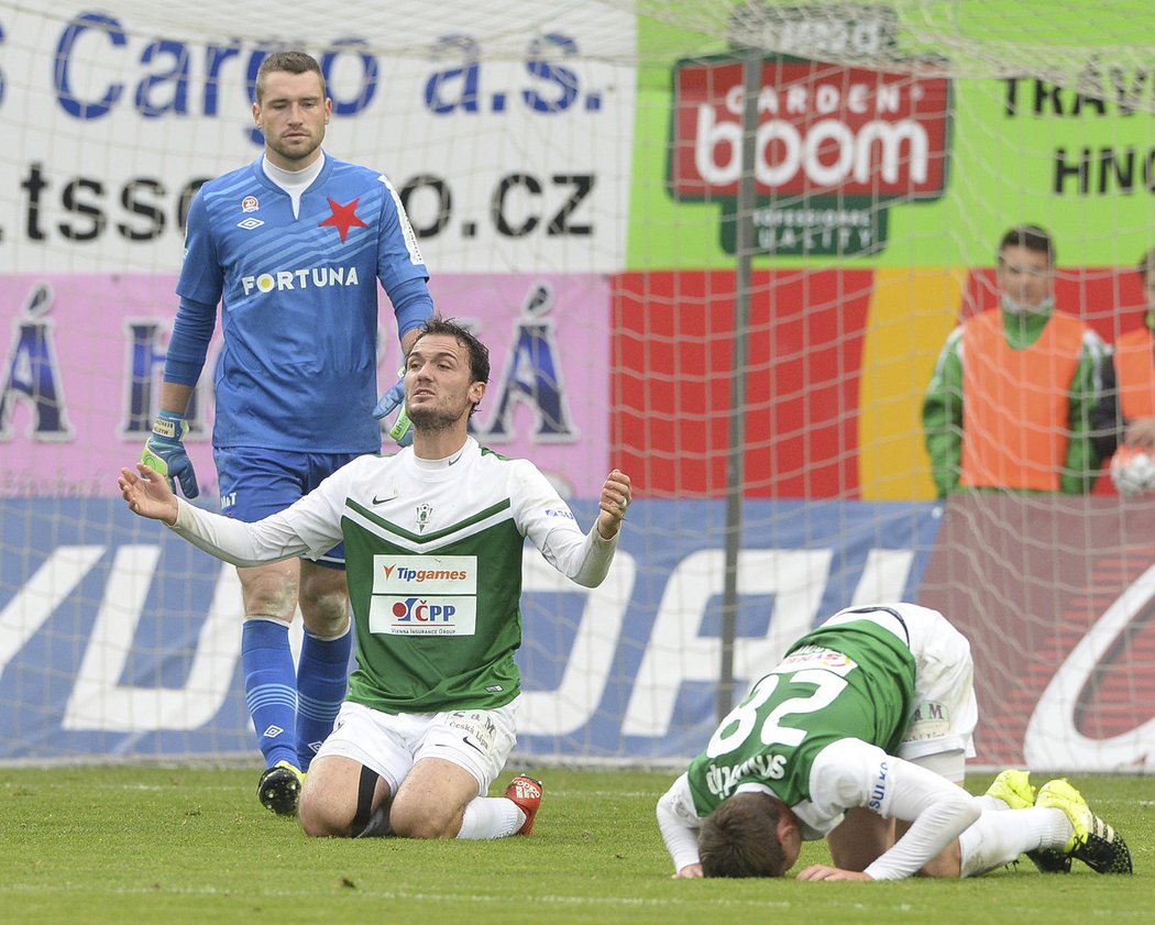 Fotbalisté Jablonce nedokázali ani v pátém domácím zápase této sezony vyhrát, se Slavií remizovali 0:0