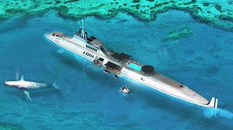 Luxusní jachta, která se může změnit v ponorku. Podívejte se