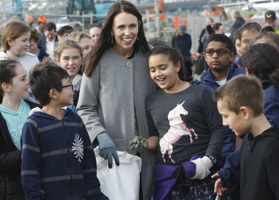 Novozélandská premiérka Jacinda Ardernová.