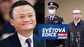 Jack Ma se vytratil, když Laj Siao-min dostal trest smrti.