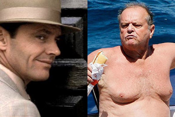 Jack Nicholson už rozhodně není tím idolem, co za mlada