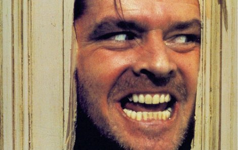 Jack Nicholson v hororu Osvícení.