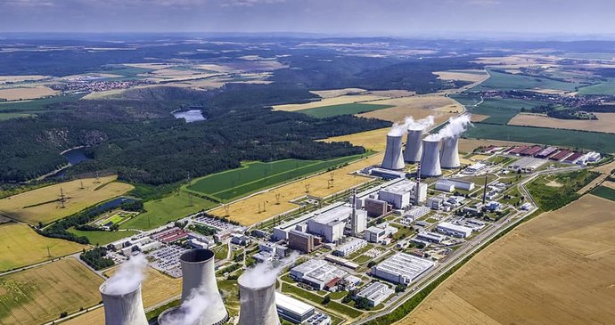 areál Jaderné elektrárny Dukovany