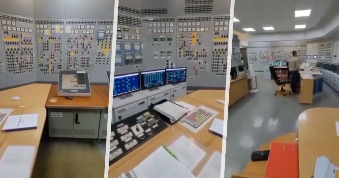 Záběry ze Záporožské jaderné elektrárny, když na ni útočili ruští vojáci
