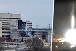 Útok Rusů na jadernou elektrárnu v Záporoží (4.3.2022)