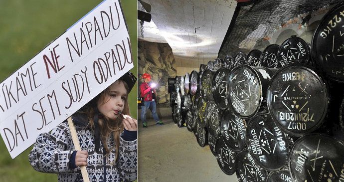 V jihočeské Deštné protestovalo 50 lidí proti jadernému úložišti (ilustrační foto)