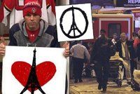 Francouze podpořila i slavná 68: Jágr si upravil symbol smutku