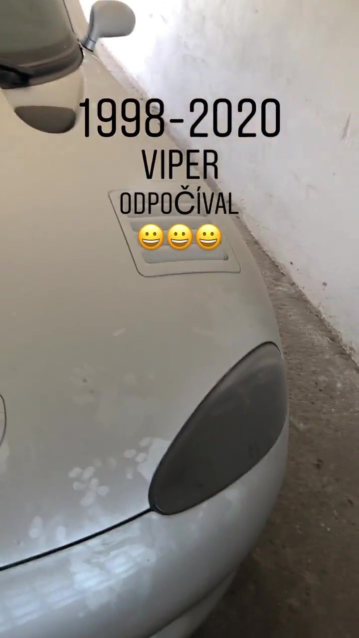 Jágrův miláček Dodge Viper vyjede po dvaadvaceti letech z garáže