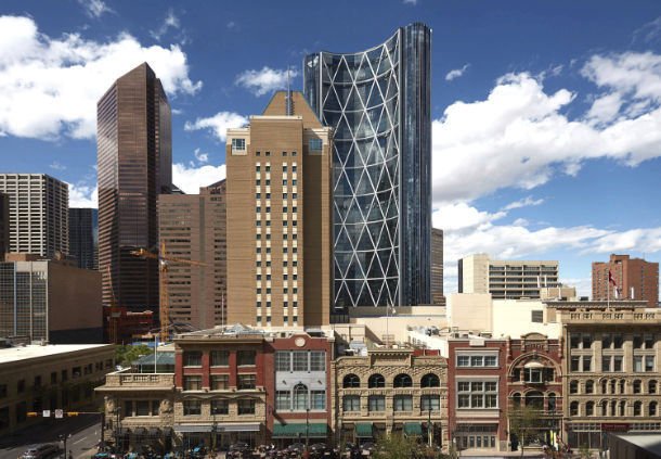 Centrum Calgary, kde se nachází i Jágrův hotel