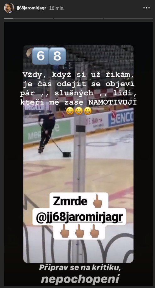 Jaromír Jágr se s vulgárním fanouškem vypořádal po svém