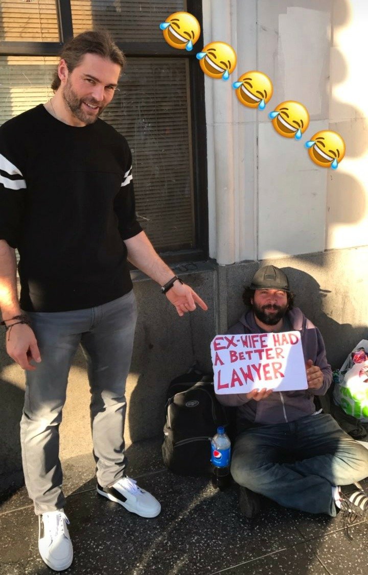 Jágr a jeho společná fotka s bezdomovcem v Los Angeles