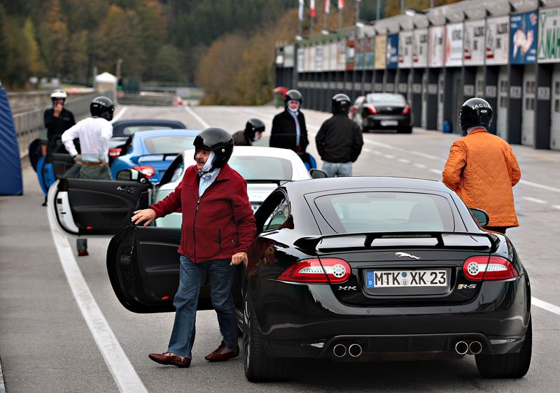 Jaguar XKR-S na Salzburgringu