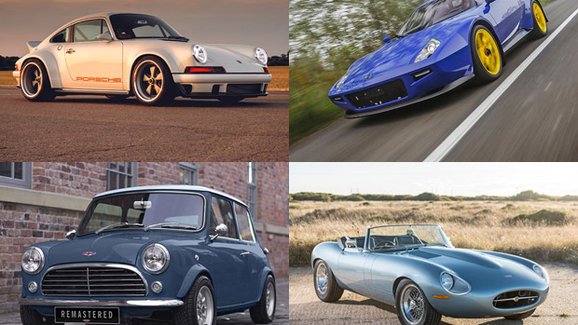 To nejlepší z modernizované klasiky značek Jaguar, Porsche, Mini a Lancia