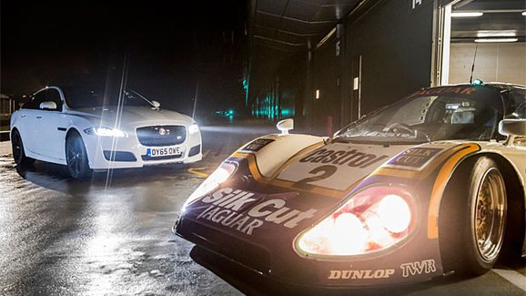 Video: Nové LED Jaguaru vs závodní prototyp pro Le Mans