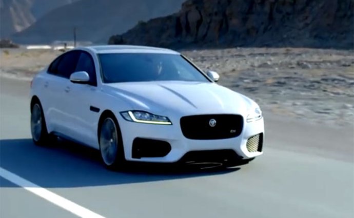 Video: Jaguar XF 2016 poprvé na projížďce