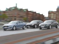 Jaguar XJ vs. Maserati Quattroporte vs. Volvo S90