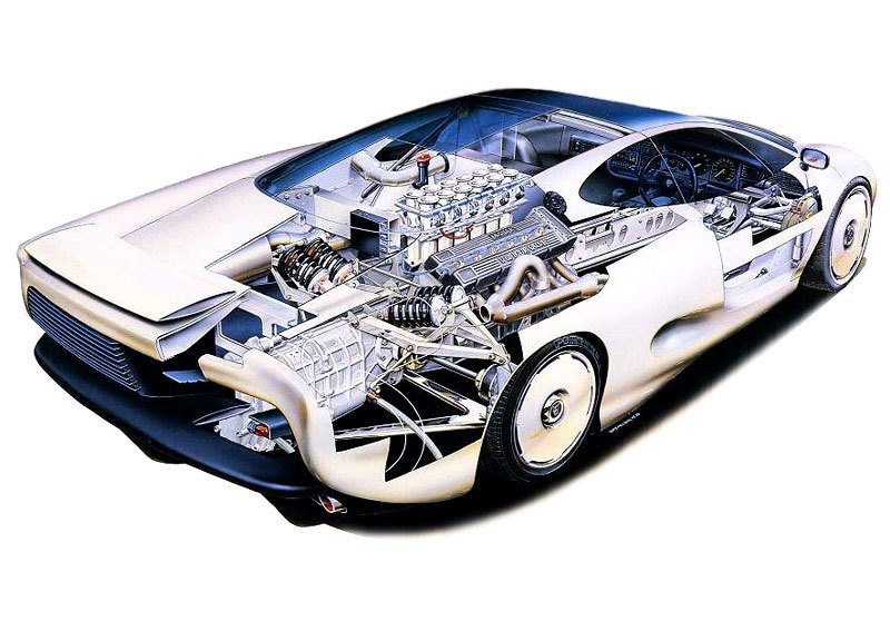 Jaguar XJ220 concept (1988)