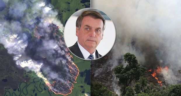 Plíce planety zachvátil obří požár, prezident podezřívá neziskovky. Macron: „Hoří náš dům“