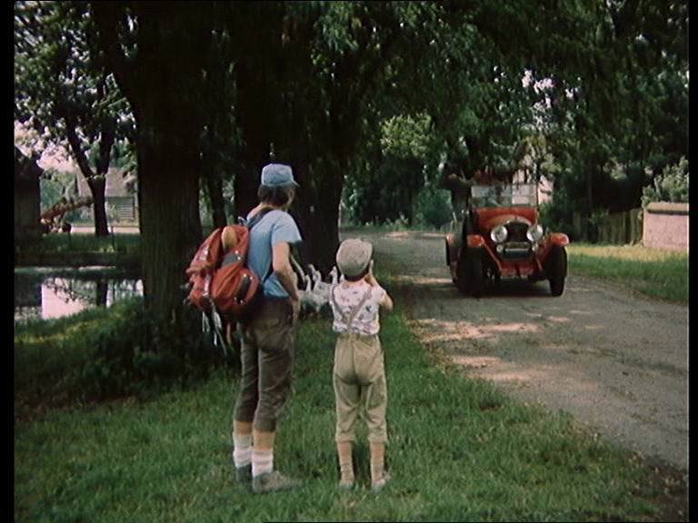 1978 - záběr z filmu. Natáčel se ve Vesci u Sobotky.