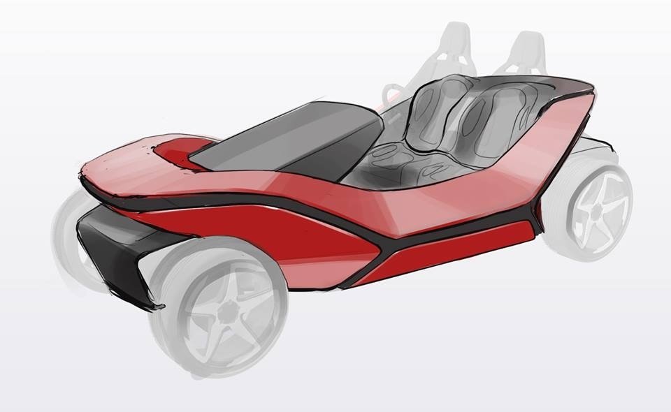 Od atomu ke hvězdám aneb Od prvních skic až k řízení skutečné elektrické buginy na vlastní kůži