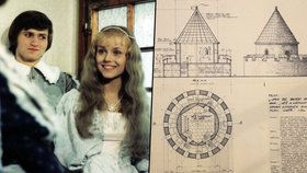Pohádkové tajemství: Pro Růženku z Jak se budí princezny stavěli věž! Ve filmu ale není vidět 