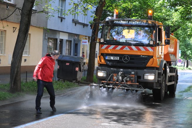 Jak se kropí ulice