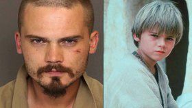 Představitel Anakina Skywalkera skončil na psychiatrii.