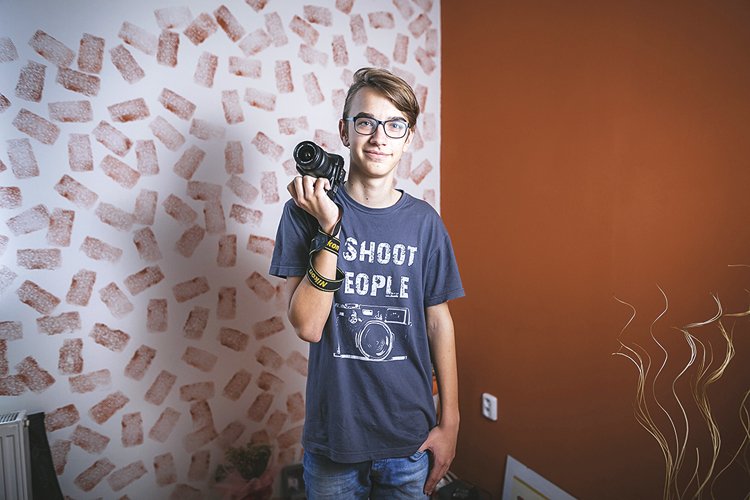 Jakub Jenšovský: 14 let, Hostinné. Věnuje se fotografování a píše články do městského zpravodaje.