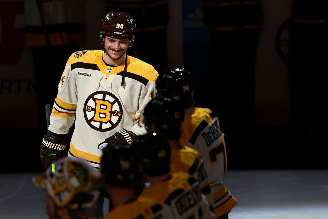 Jakub Lauko v dresu Bruins získal jistotu