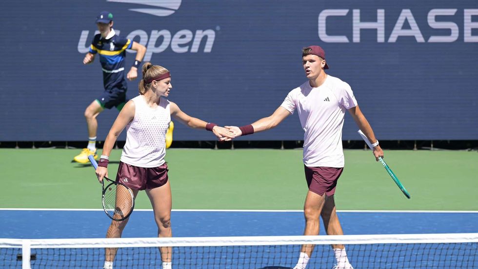 Mix na US Open si užívají.