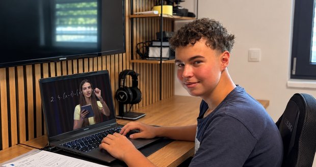 Jakub zahájil přípravu pomocí projektu BLESK PŘIJÍMAČKY.