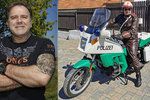 Jakub Smolík si udělal radost další motorkou do sbírky. Tahle původně sloužila oficiální stráži Václava Havla.