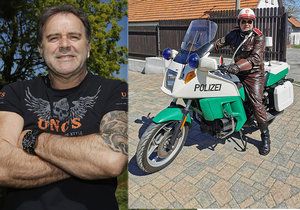 Jakub Smolík si udělal radost další motorkou do sbírky. Tahle původně sloužila oficiální stráži Václava Havla.