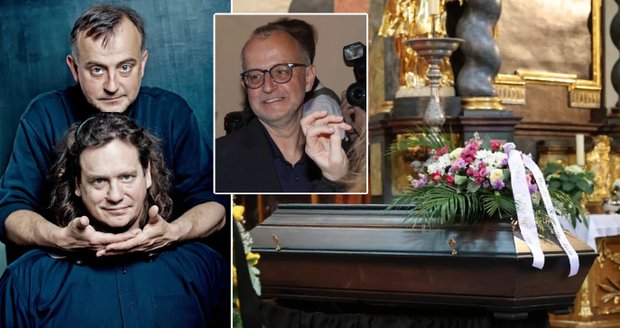 Jakub Špalek na pohřbu Jana Potměšila