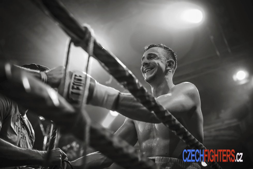 Jakub Štáfek během boxerského utkání