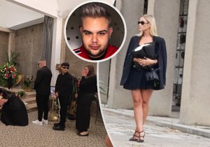 Pohřeb kadeřníka slavných Zábranského: Jágrova přítelkyně zůstala ve Varech! Plakali Bendig, Myslivcová a spol.