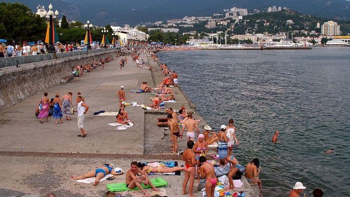 Jalta, centrum cestovního ruchu na Krymu