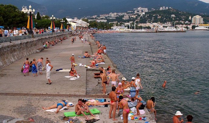 Jalta, centrum cestovního ruchu na Krymu