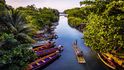 Jamajka: Bambusový vor na White River u Ocho Rios