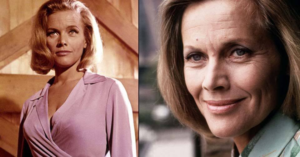 Honor Blackman.