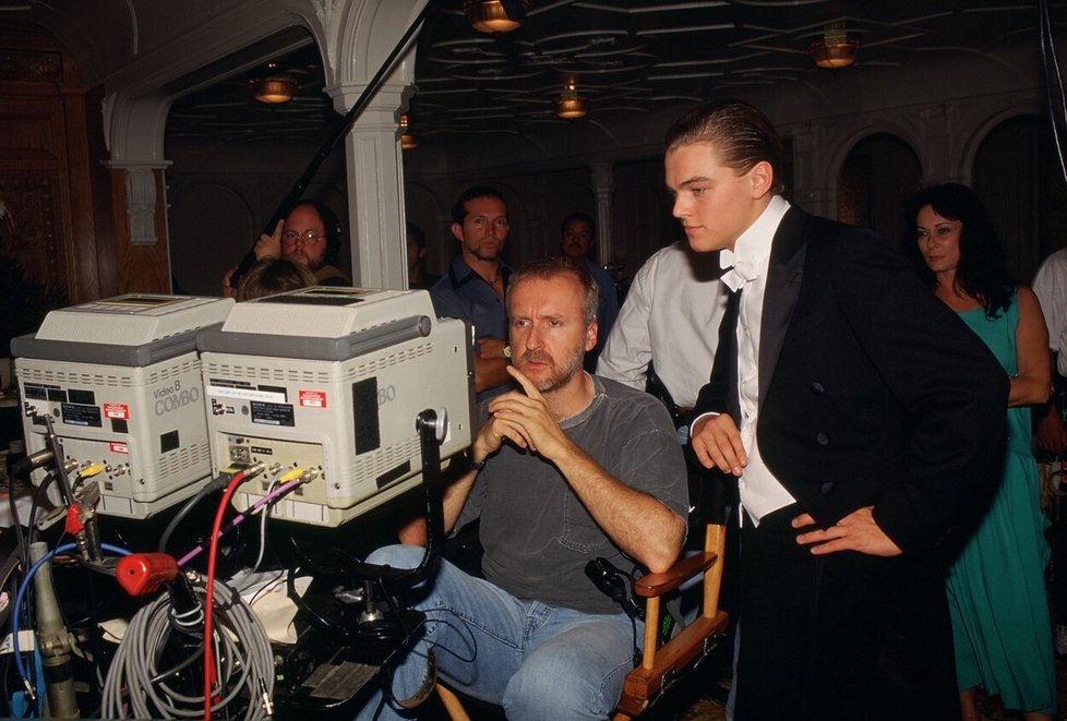 James Cameron a Leonardo DiCaprio