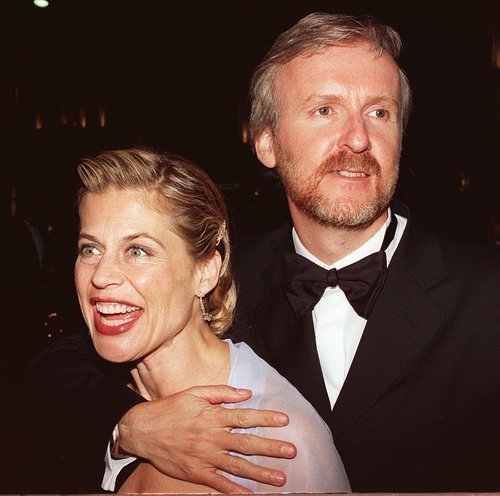 James Cameron a Linda Hamilton