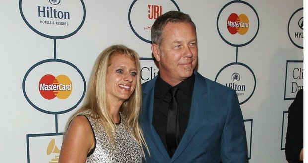 James Hetfield s manželkou Franceskou
